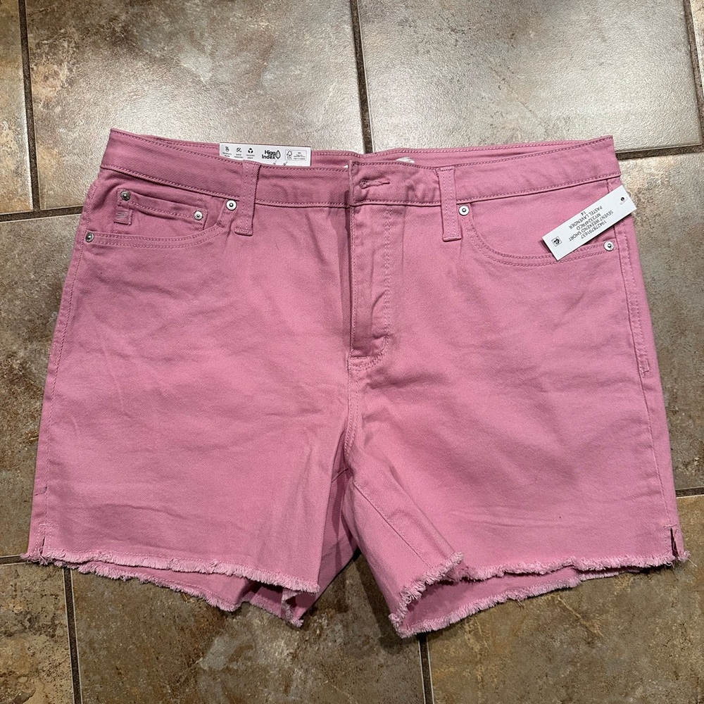 Seven7 Women's Pink Jean Shorts